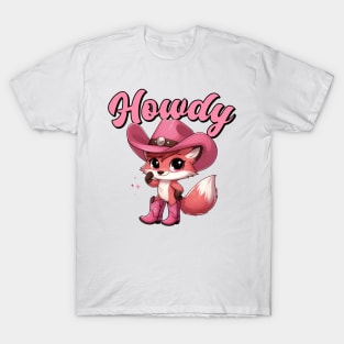 Howdy Foxy Lady Cowgirl T-Shirt